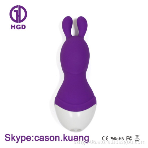 9 Frequency vibration waterproof silicone rechargeable rabbit vibrator dildo